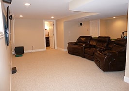 Basement Renovation Project Gallery in Schaumburg IL