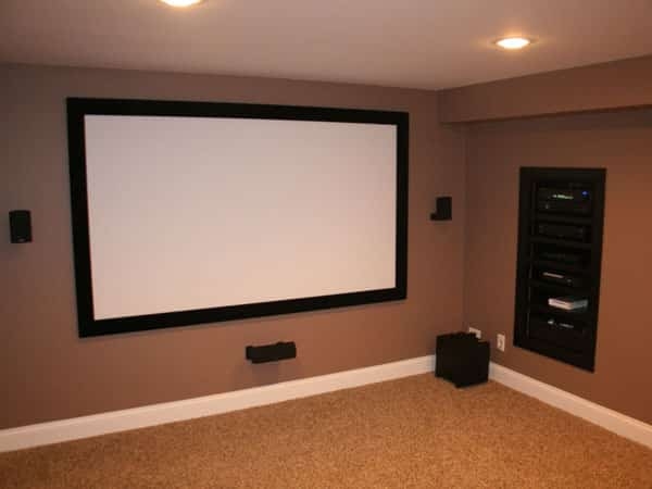 Home Theater Basement Remodel Schaumburg