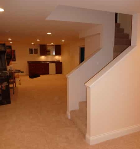 Basement Finish with Kitchen Schaumburg