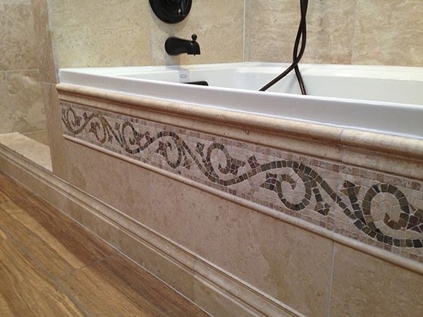 Decorative Tub Tiles in Schaumburg