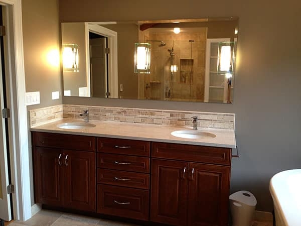 New Bathroom Vanity and Mirrors Schaumburg