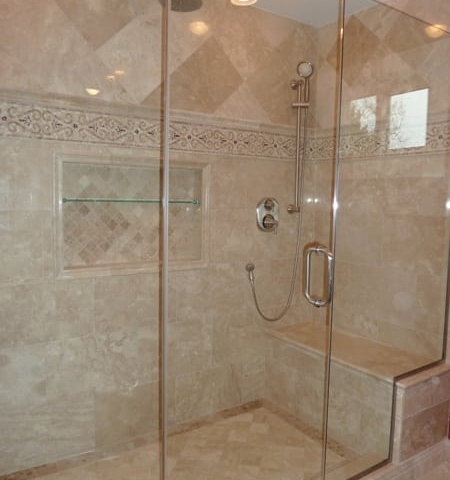 Shower with Seat Bench in Schaumburg