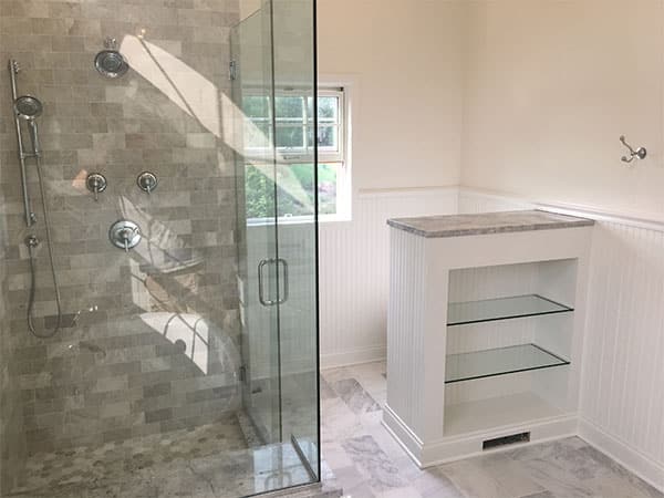 Tile Floor Glass Shower Schaumburg IL