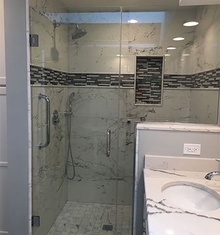 Glass Shower Decorative Tile Shower Schaumburg IL