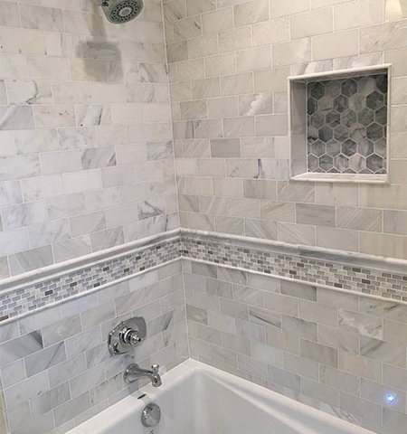 Decorative Tile Shower Installation Schaumburg IL