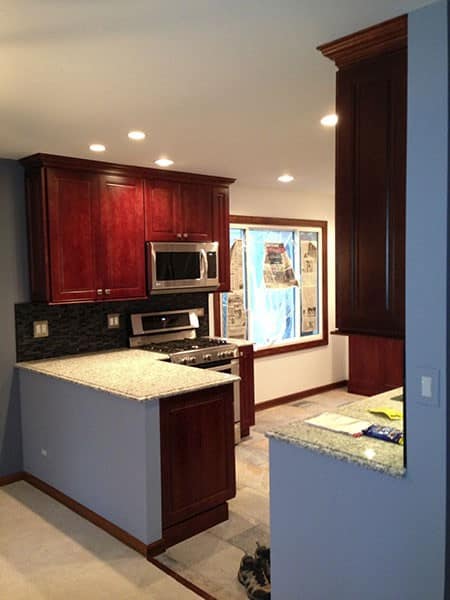 Remodeled Kitchen Countertops and Cabinets Schaumburg