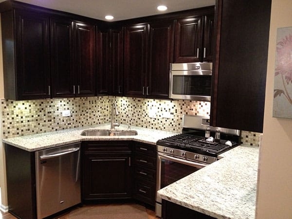 Kitchen Remodel with Dark Cabinets Schaumburg