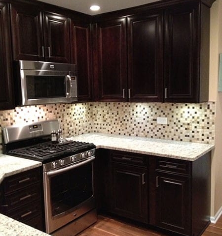 Kitchen Remodel with Tile Backsplash Schaumburg