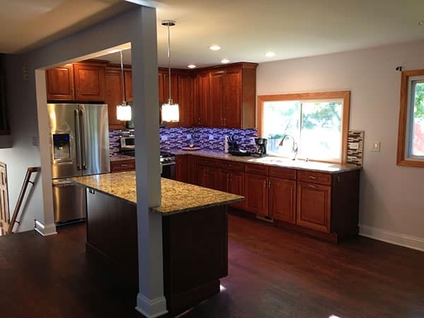 Open Floorplan Remodeled Kitchen Schaumburg