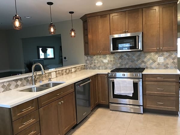 Gray Colored Kitchen Renovations in Schaumburg