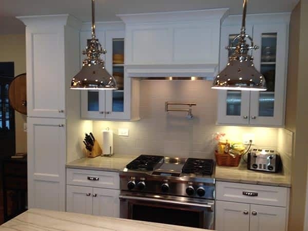 Beautiful White Cabinets in Kitchen Schaumburg