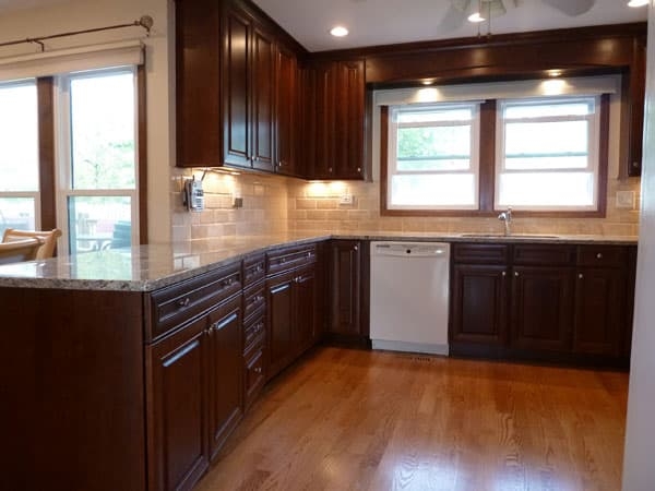 Remodeled Kitchen and New Floor in Schaumburg