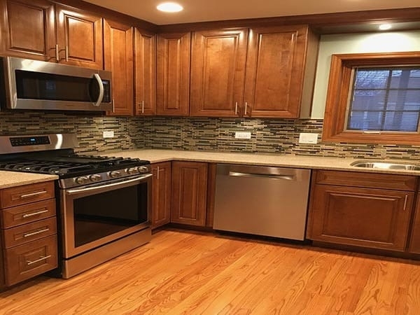 Custom Kitchen Remodel with Tile Backsplash Schaumburg