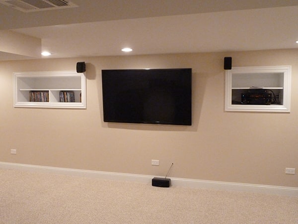 Basement Entertainment Center Tom's Best Quality Remodeling in Schaumburg IL
