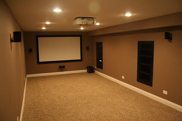 Schaumburg Basement Remodel with Home Theater